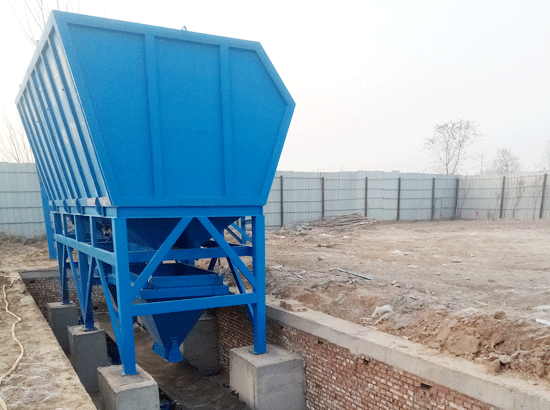  Set up a new set of 120 concrete mixing plant production li