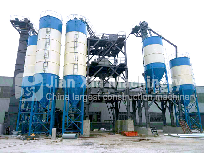 Dry mortar production line