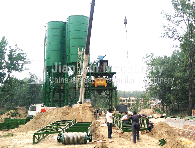 HZS180 concrete batching plant