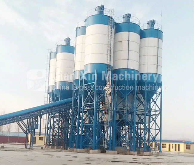 HZS180 concrete batching plant 