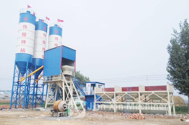 75 concrete mixing plant equipment