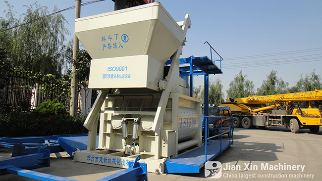 JS1500 concrete mixer produced by Zhengzhou Jianxin Machinery