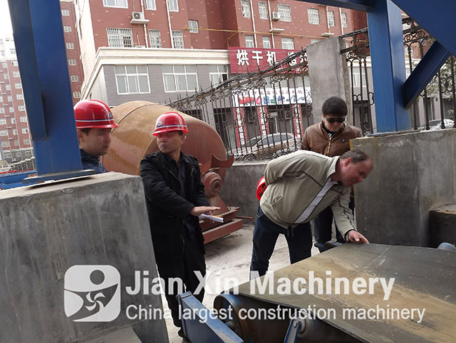 Russian customers for Zhengzhou Jianxin Machinery thumb up