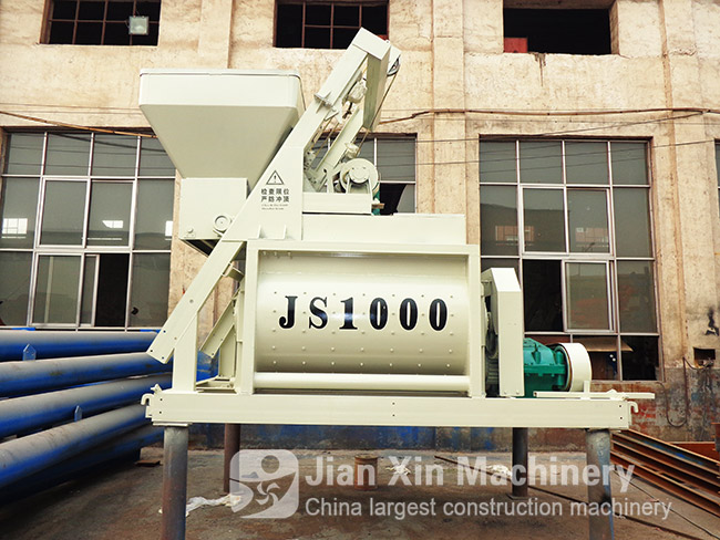 JS1000 concrete mixer produced by zhengzhou jianxin machinery